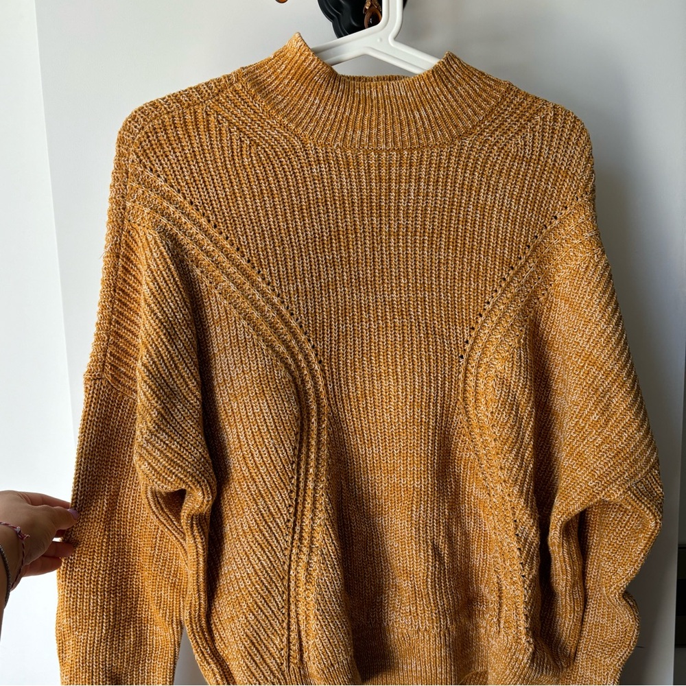 Kendall & Kylie Yellow Knitted Sweater